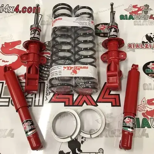 Kit completo ammortizzatori 3 cm panda 2wd prima serie da 1980 a 2003 / A MOLLA